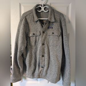 Patagonia Men's Gray Butter Sweater Jacket